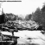 Log Jam Stream Driving