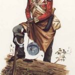 Pioneer of the 104th Regiment of Foot