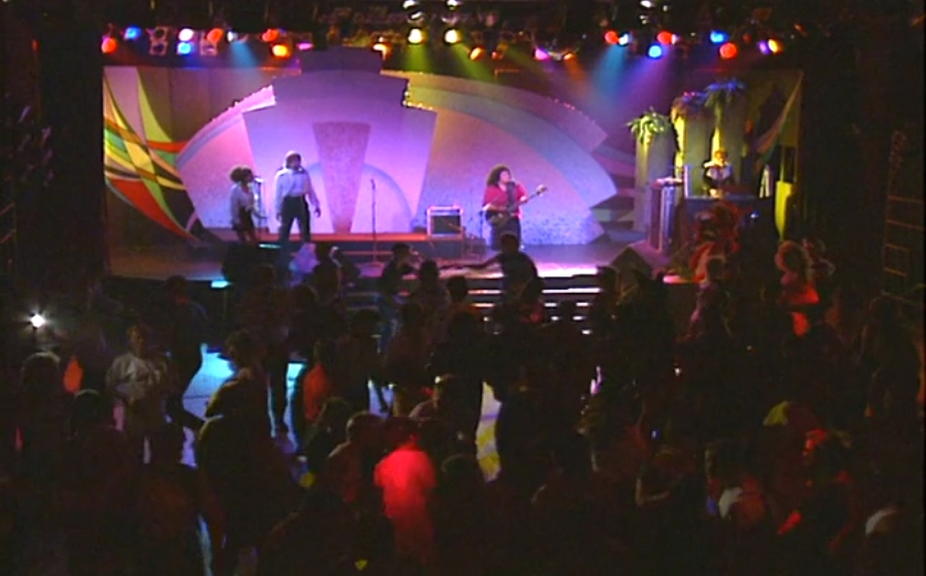 The Phantasia! crowd dances to a musical performance by the band Two Way (Linda Lujan, Ricky Mann with special guests Joy Greenspoon and Bruce Tilden) at the Commodore Ballroom.