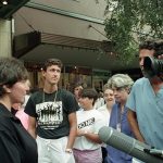 Robin Tyler and Svend Robinson With the Press at Gayla!
