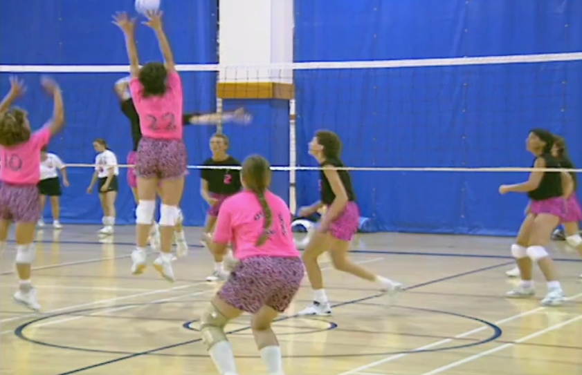 Team Vancouver Women's Volleyball Team Competes