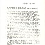 Letter from Rabbi Shuchat, 1967 Time Capsule