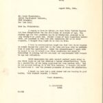 Letter from Rabbi Herman Abramowitz to Dr. Louis Finkelstein, August 1944