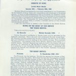 Shabbat Shirah Supplement, 1956