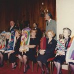 Presentation of Torah Covers, 1995