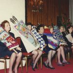 Presentation of Torah Covers, 1995