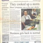 “They cooked up a storm – Shaar synagogue was a five-star shelter”