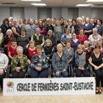 <em>Fermières<em> from the Cercle Saint-Eustache at the 2019 Christmas dinner