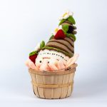 An amigurumi created by Jennifer Thomas