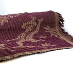 Rug by Élisabeth Bélisle, depicting a hunting scene