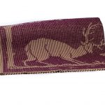 Rug by Élisabeth Bélisle, depicting a hunting scene