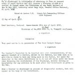 Parchment Certificate Text