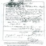 Parchment Certificate Original