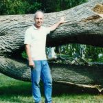 Brian with Elm Trunk
