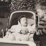 Brian with baby Heather