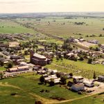 Aerial view of the Saint-Clet municipality, 1992