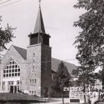 Très-Sainte-Trinité Catholic church, Dorion around 1955