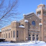 Saint-Clet Catholic church in the Saint-Clet municipality, 2007