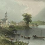 Watercolor by William Henry Bartlett (1809-1854)
