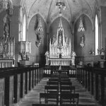 Interior of the Sainte-Justine-de-Newton Catholic church around 1935, Sainte-Justine-de-Newton