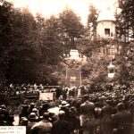 Notre-Dame-de-Lourdes sanctuary in Rigaud during the 1924 Jubilee celebration