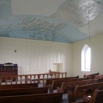 Côte St. George Presbyterian church interior, Saint-Télesphore, 2003