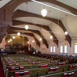 Interior of Wyman Memorial church (United Church of Canada), Hudson, 2003