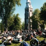 Blessing of motorcycles, Saint-Joseph-de-Soulanges church, Les Cèdres, 2004