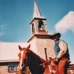 Horse blessing, Saint-Lazare Catholic church, 2003
