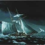 HMS Speedy in Storm