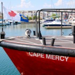 Cape Mercy in Harbour