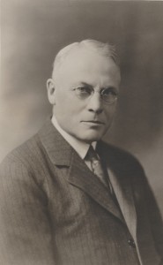 John A. Campbell sitting for a portrait.