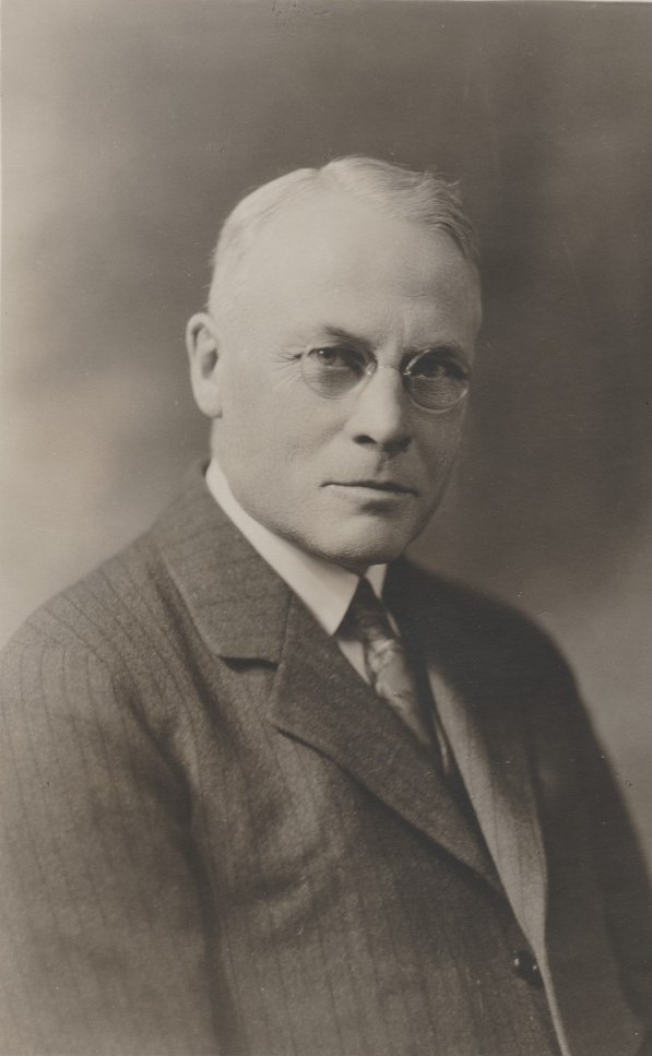 John A. Campbell sitting for a portrait.