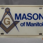 Masons Licence Plate