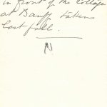 Belle, James, and Miss Merritt – reverse side