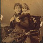 Isabella Lougheed with son, Clarence