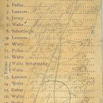 Dance card