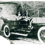 Norman Lougheed in car outside of Beaulieu