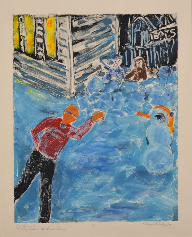 Children playing in the snow