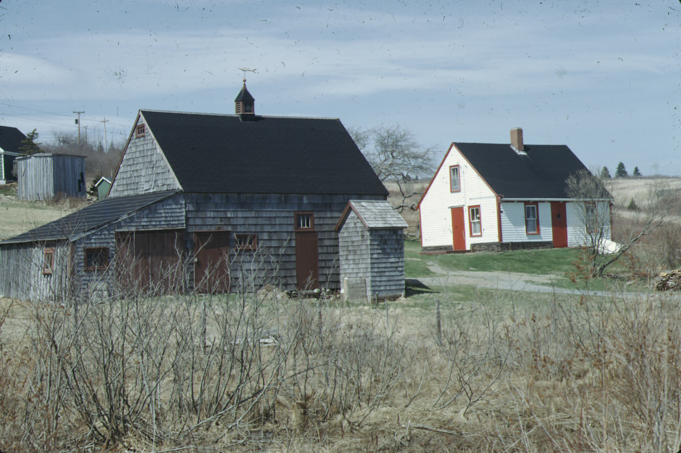 A house and barn in West Chezzetcook