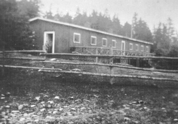 A building at Rainbow Haven camp