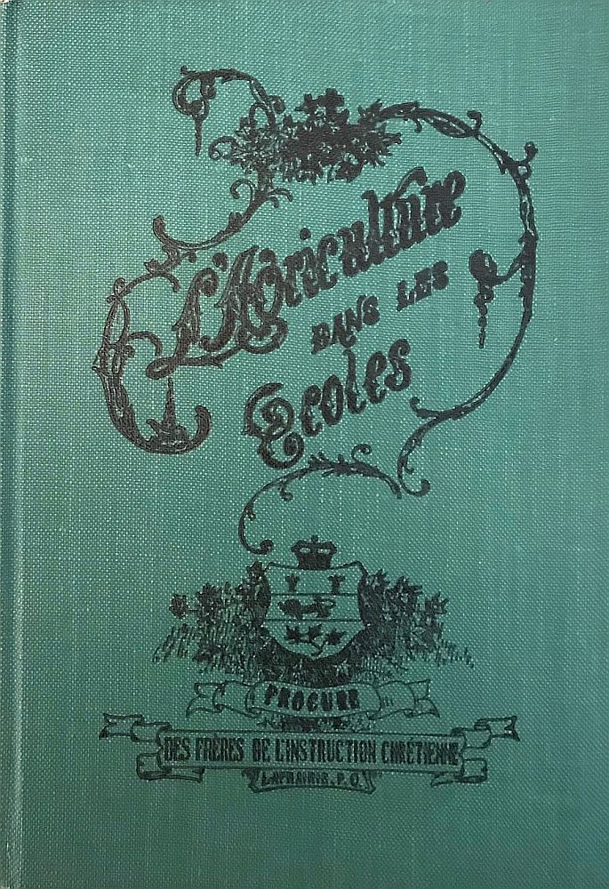 Book entitled: L'Agriculture dans les Écoles