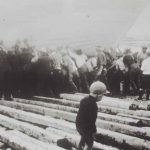 A child on the shipyard