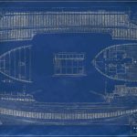 Blueprint of the Mont Ste-Marie