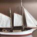 Model of the Rose-Alba schooner