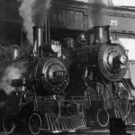 Locomotives 136 & 1057 Leaving The Roundhouse