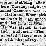 An Attack on Two Italians