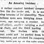 An “Amusing Incident” during the 1908 Great Fire