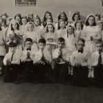 Holy Communion recipients at Holy Family Church, Fernie, BC