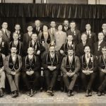 Fernie members of the Ordine Indipendenti Fiori d’Italia at a convention in Lethbridge, Alberta, May 15, 1927